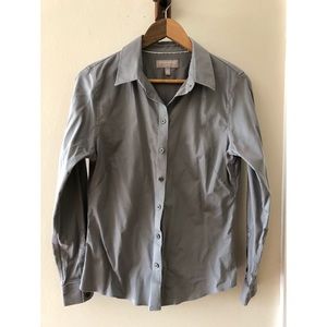 Banana Republic Grey Button Down Shirt